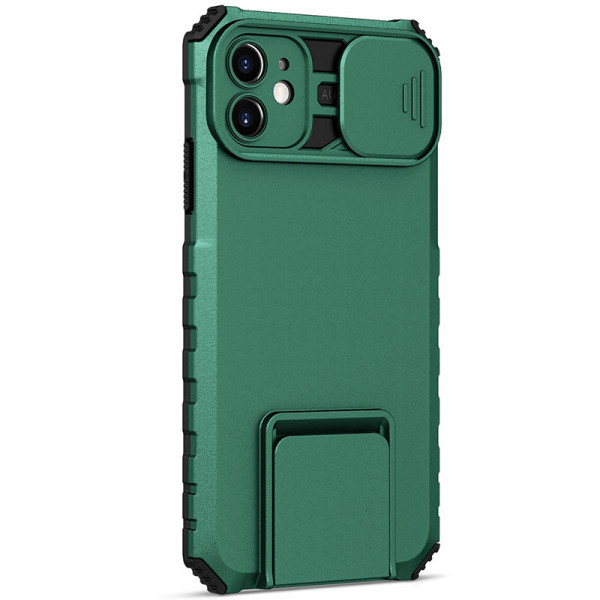 

Противоударный чехол Epik CamShield Holder для iPhone 11 с защитой камеры, Зеленый