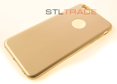 

Силиконовый чехол TPU Case Металлик для iPhone 6+ золото, Золотистый