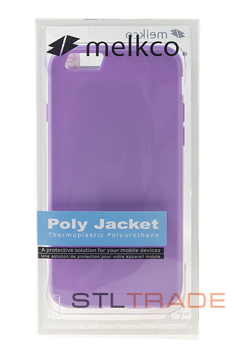 фото Силиконовый чехол melkco для iphone 6 4,7 poly jacket, сиреневый