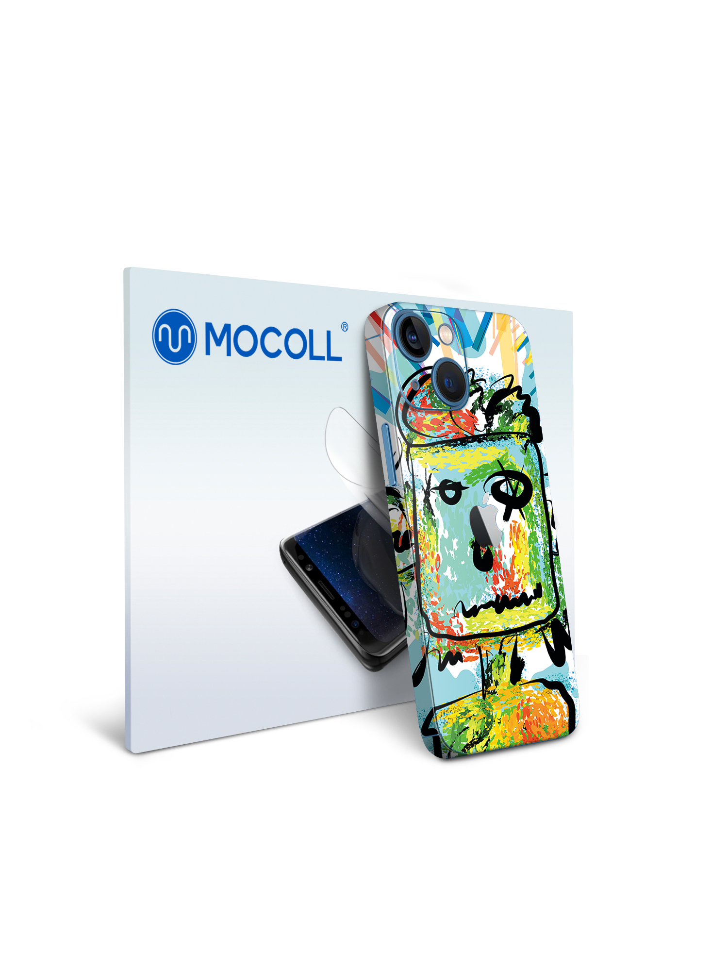 

Гидрогелевая защитная пленка MOCOLL для задней панели Apple iPhone 13 Mini Рисунок портрет