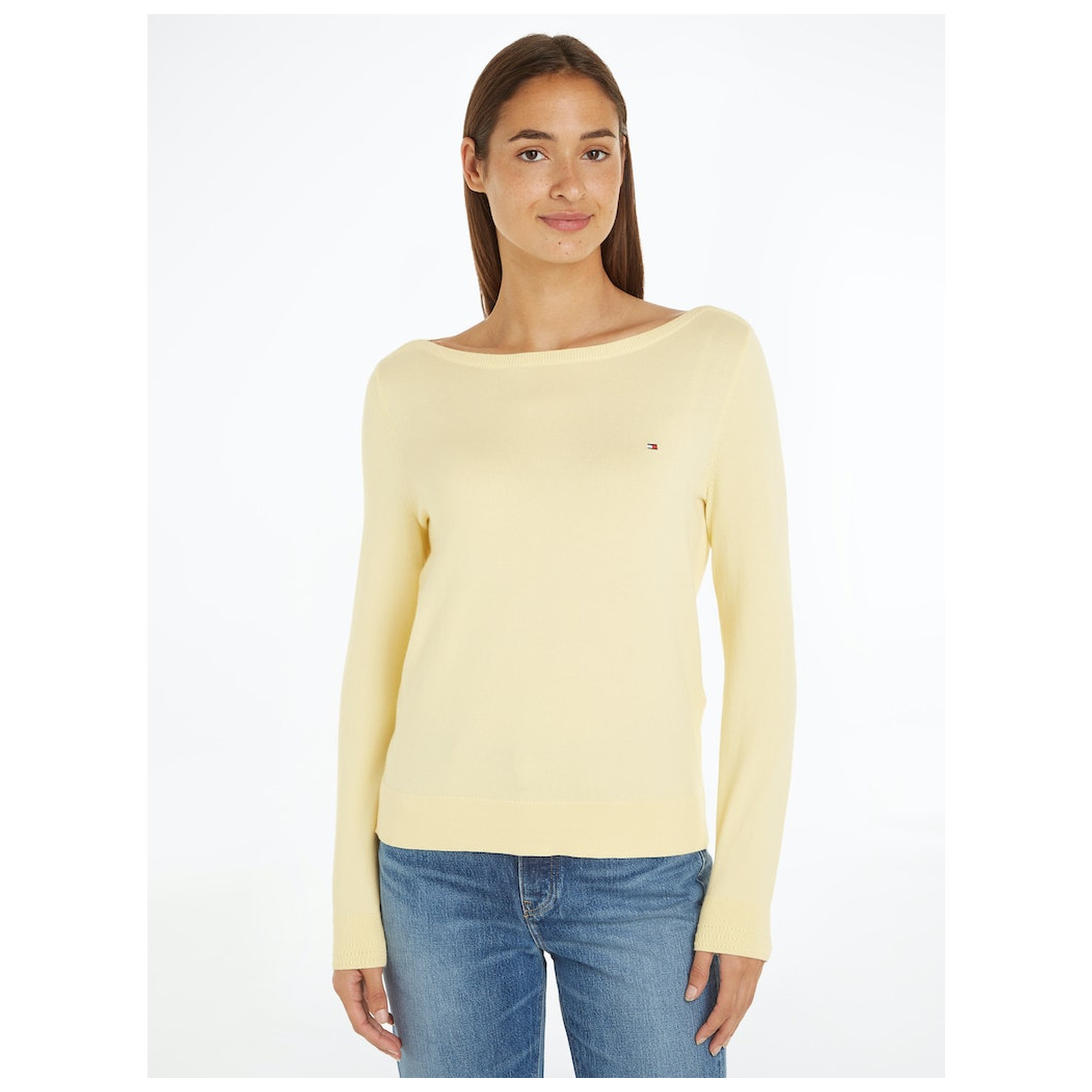 Свитер Tommy Hilfiger для женщин жёлтый-ZHO размер L WW0WW40099 12510₽