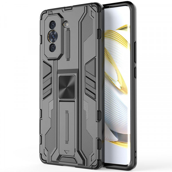 Противоударный чехол-подставка Epik Galvatron для Huawei Nova 10 с защитой камеры