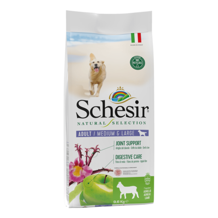 фото Сухой корм для собак schesir gluten-free, ягненок, 9.6кг