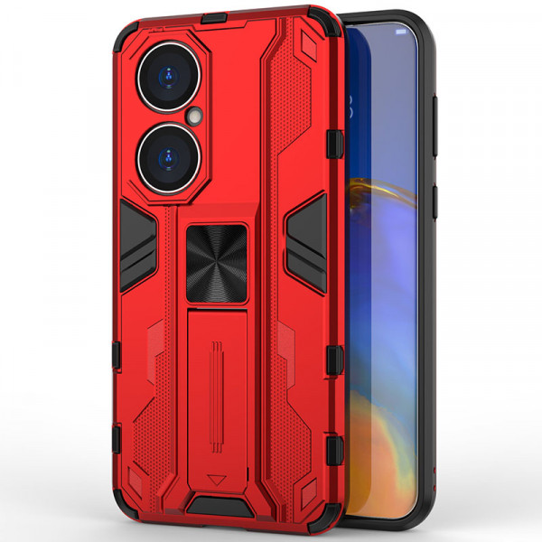 Противоударный чехол-подставка Epik Galvatron для Huawei P50 с защитой камеры