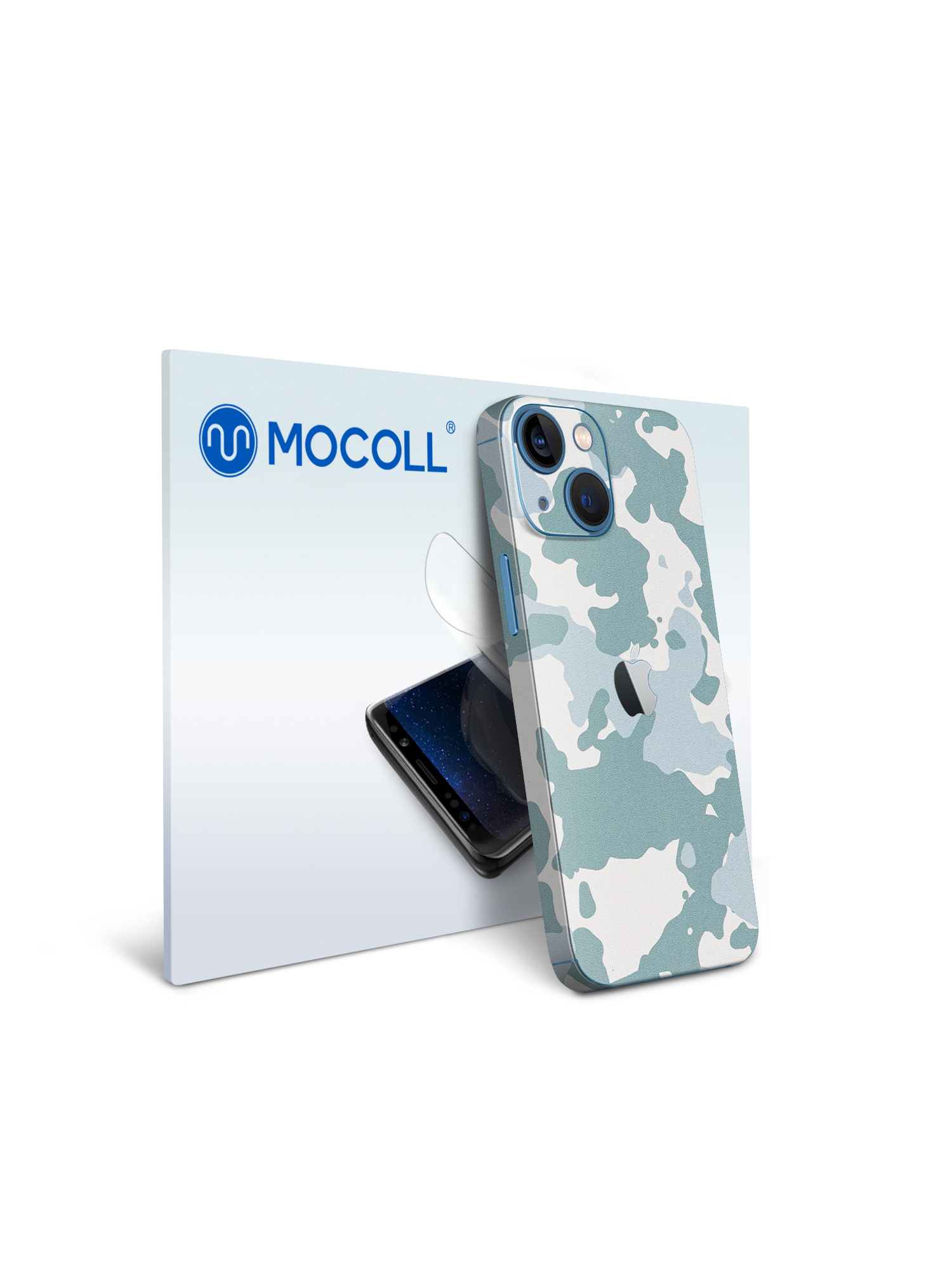 

Гидрогелевая защитная пленка MOCOLL для задней панели Apple iPhone 13 Mini Хаки Серый