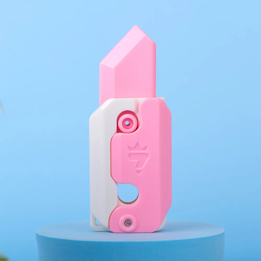 Антистресс игрушка, Игрушечный нож DoDoS, Pink нож моркови, розовый