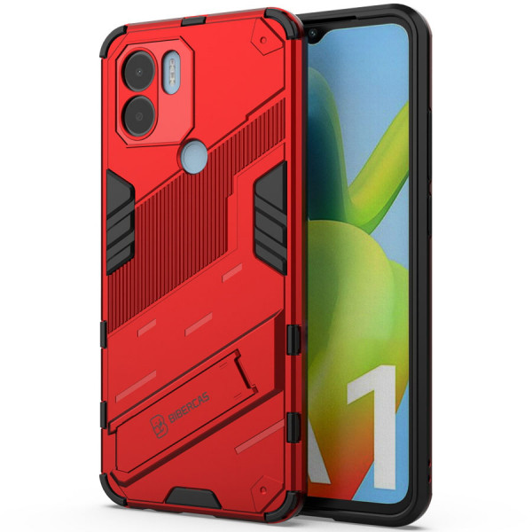 

Противоударный чехол-подставка Epik Megatron для Xiaomi Redmi A1 Plus 4G защита камеры, Красный