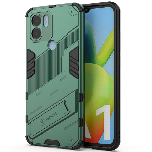 

Противоударный чехол-подставка Epik Megatron для Xiaomi Redmi A1 Plus 4G защита камеры, Зеленый