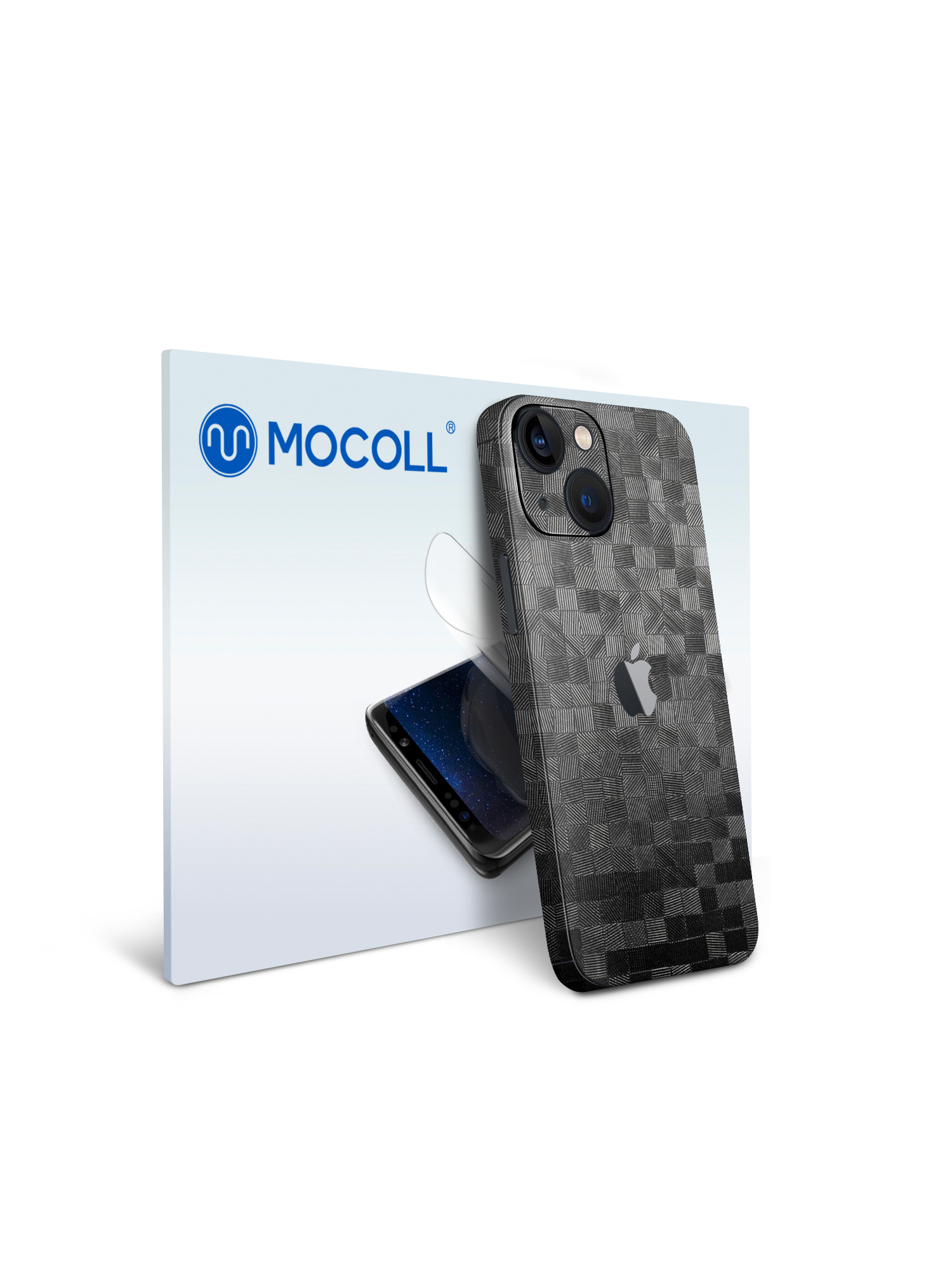 

Гидрогелевая защитная пленка MOCOLL для задней панели Apple iPhone 13 Тень графит