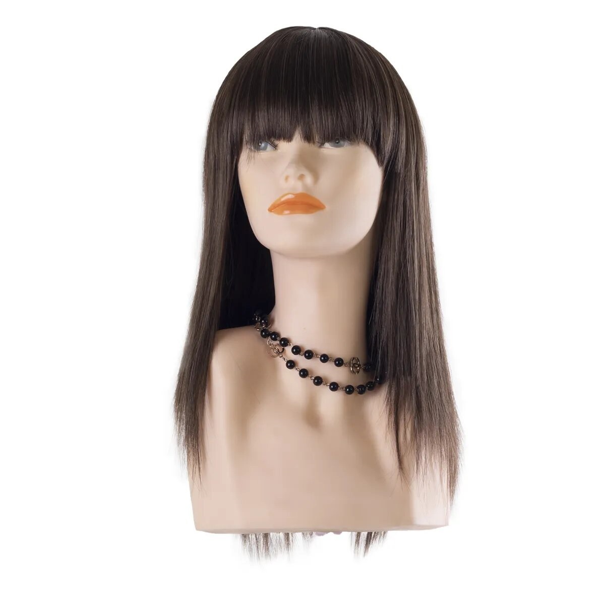 

Парик женский WigStar Betty коричневый, каскад, Темно-русый, 4090AT