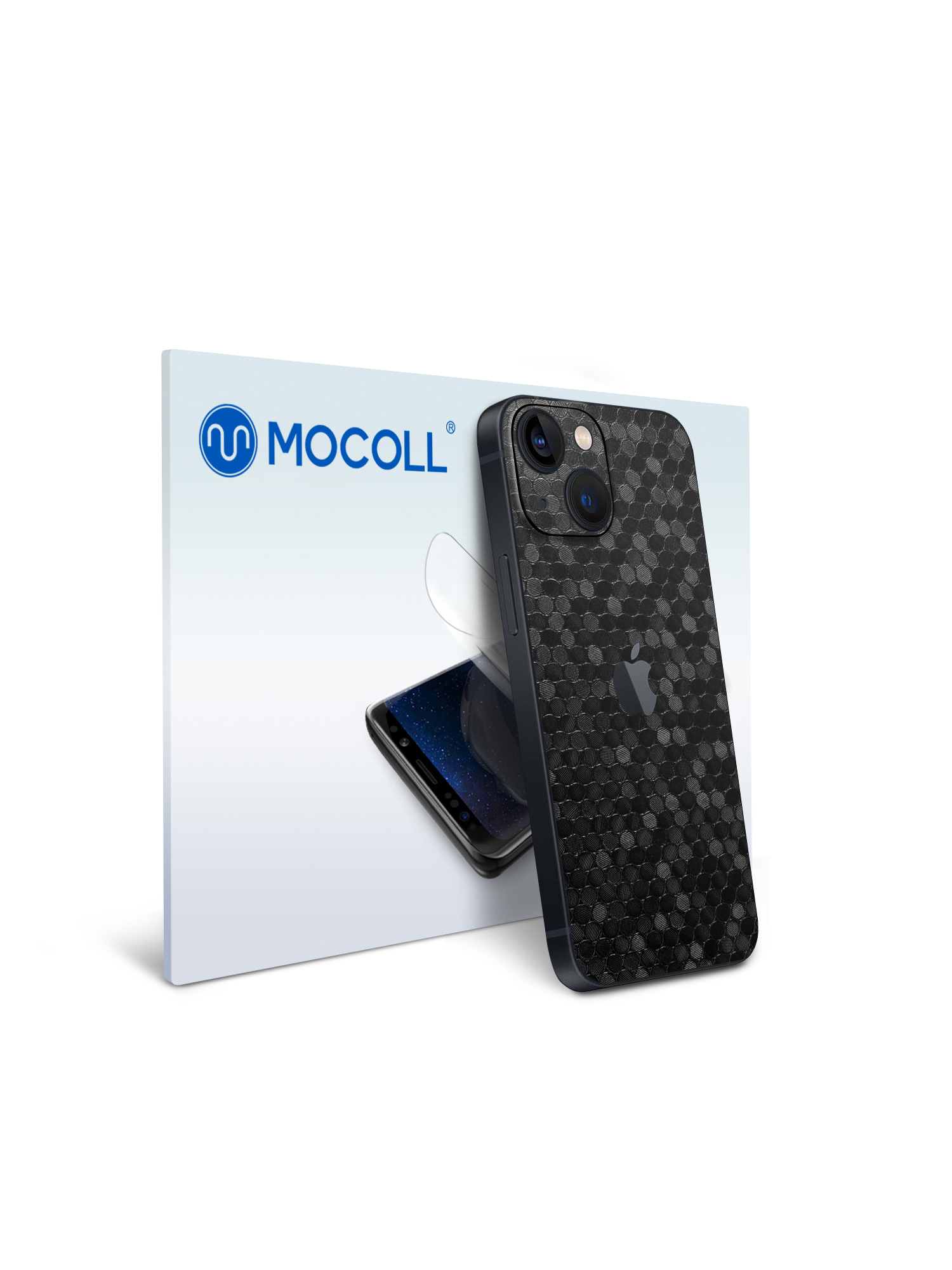 

Гидрогелевая защитная пленка MOCOLL для задней панели Apple iPhone 13 Тень соты