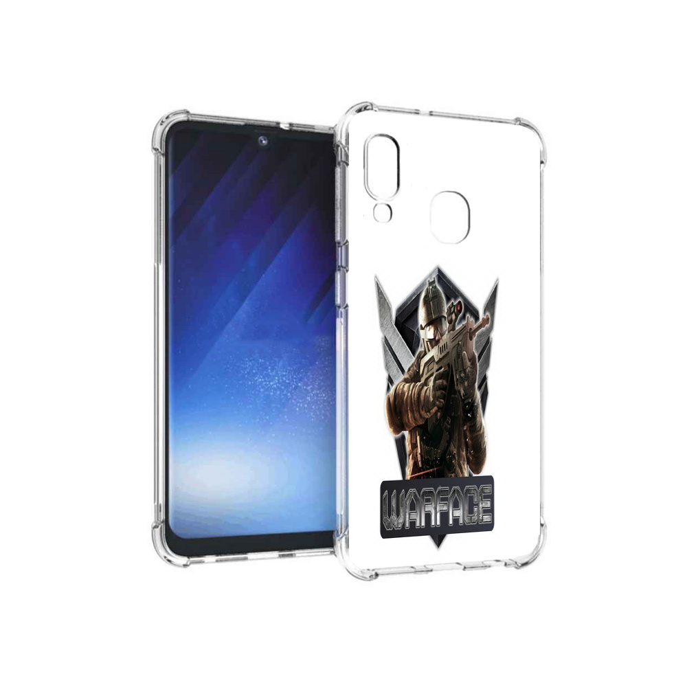 

Чехол MyPads Tocco для Samsung Galaxy A20e игра про войну (PT133424.505.374), Прозрачный, Tocco