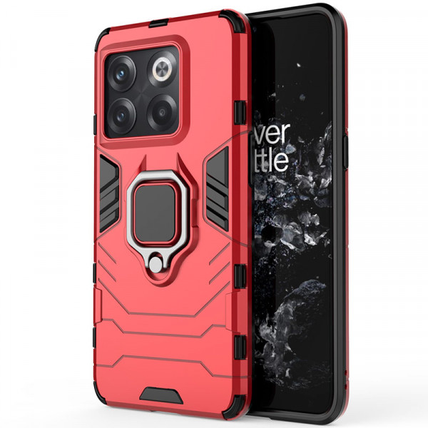 

Противоударный чехол Epik Transformer Ring для OnePlus 10T / Ace Pro, Красный