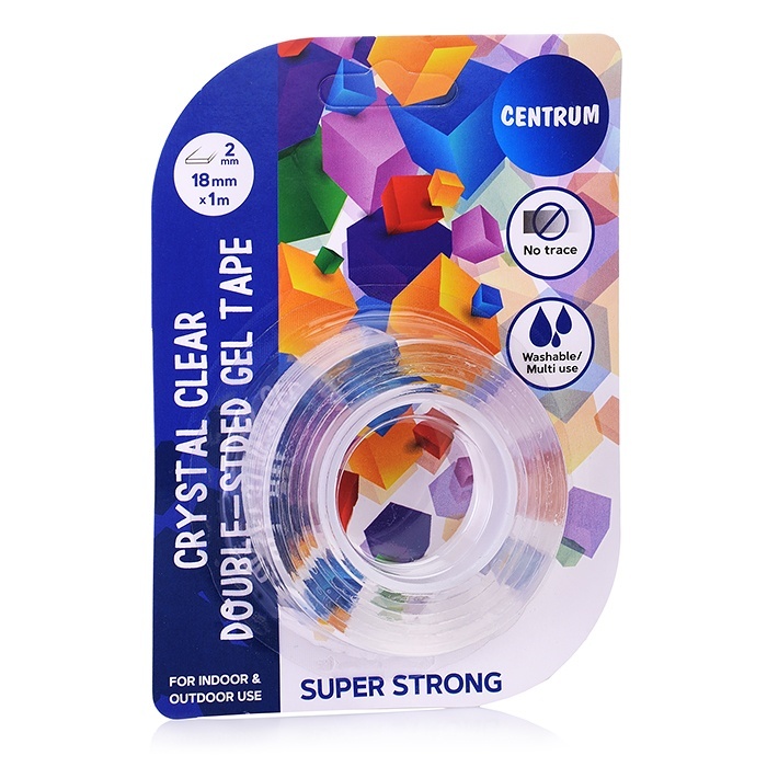 

Centrum гелевая, двусторонняя, 18 мм, 2 м, толщина 2 мм, Crystal