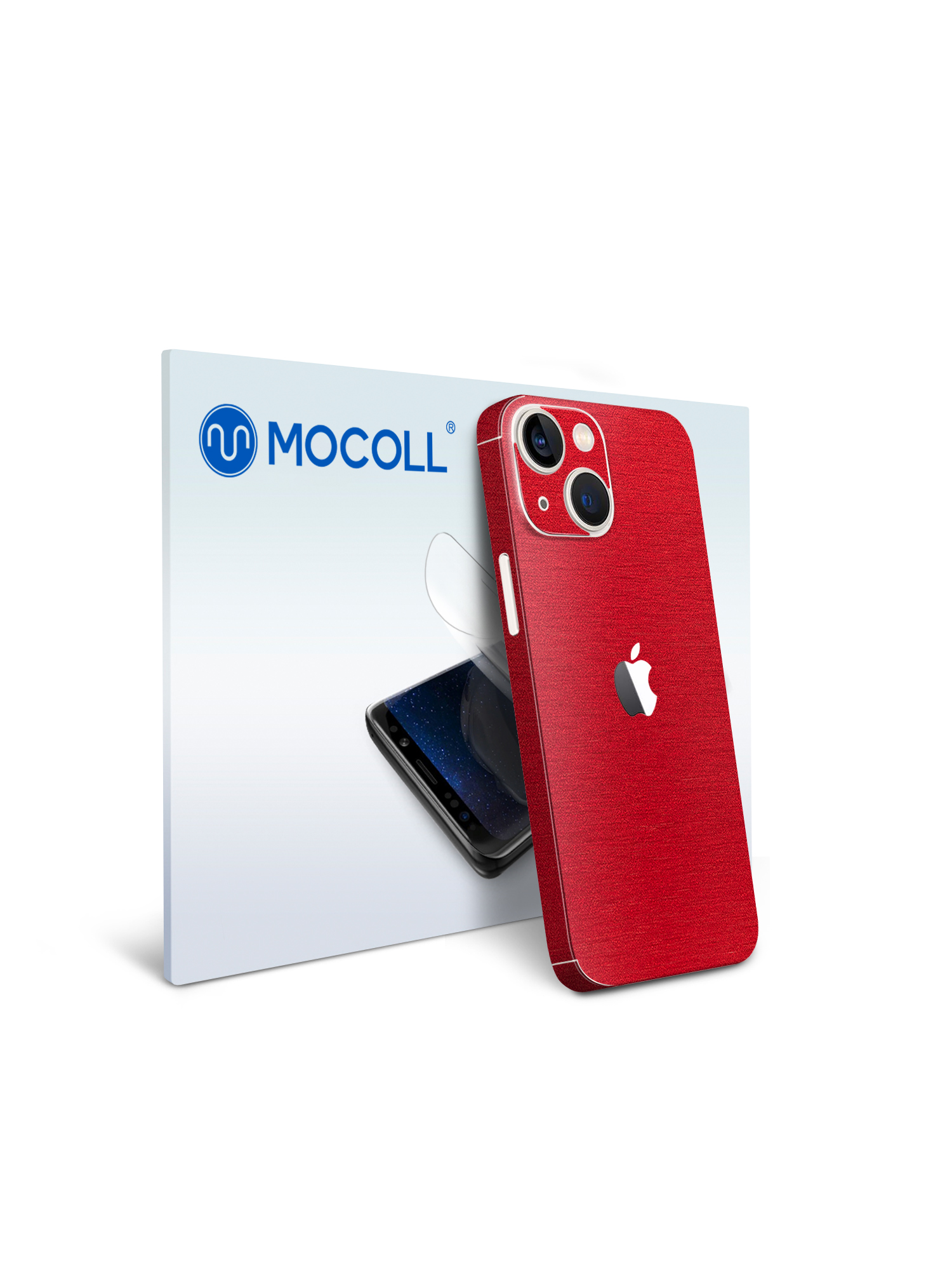 

Гидрогелевая защитная пленка MOCOLL для задней панели Apple iPhone 13 Металлик Красный