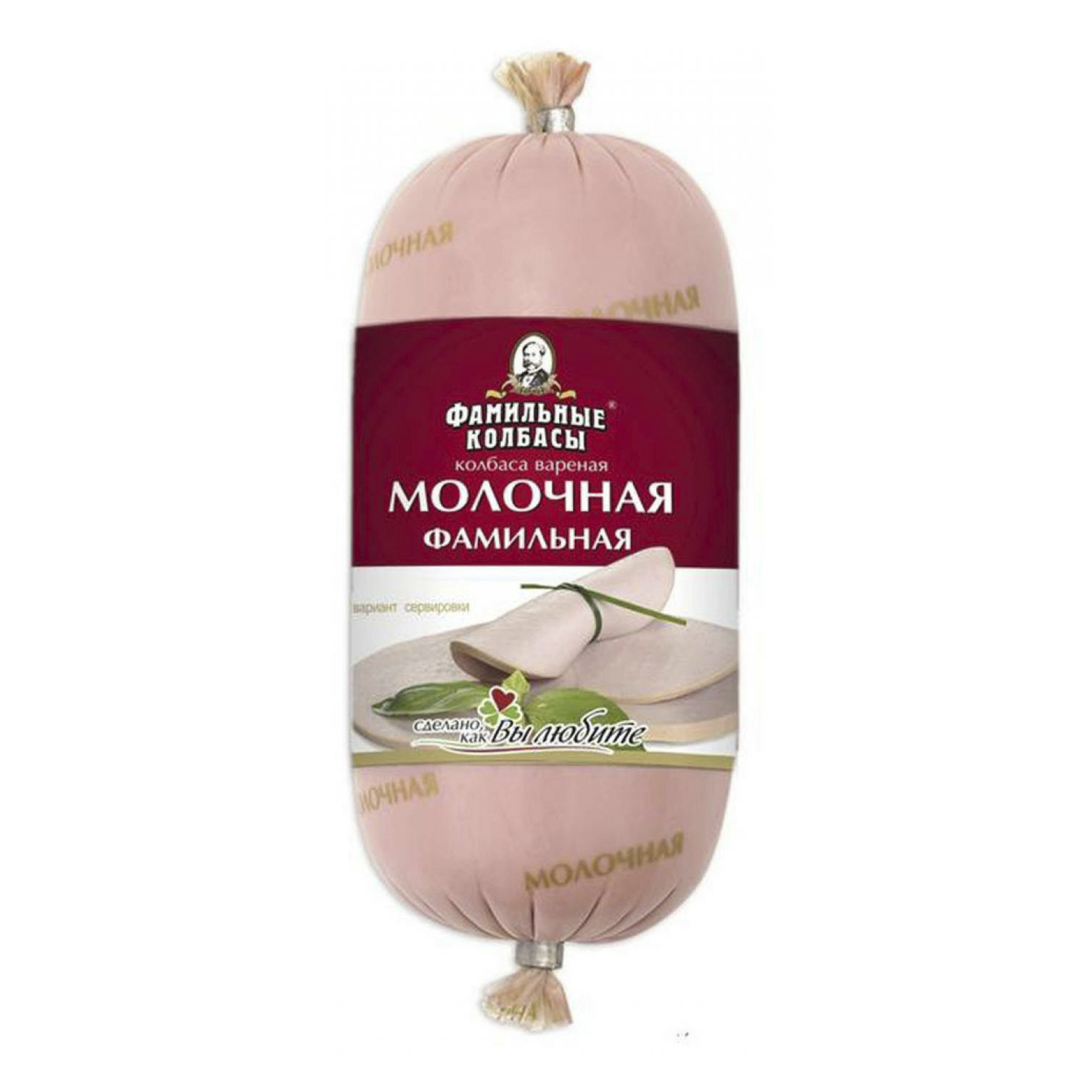 

Колбаса Фамильные Колбасы Молочная вареная 400 г