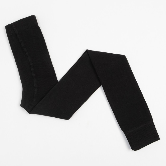 

Леггинсы детские, цвет черный, рост 128-134