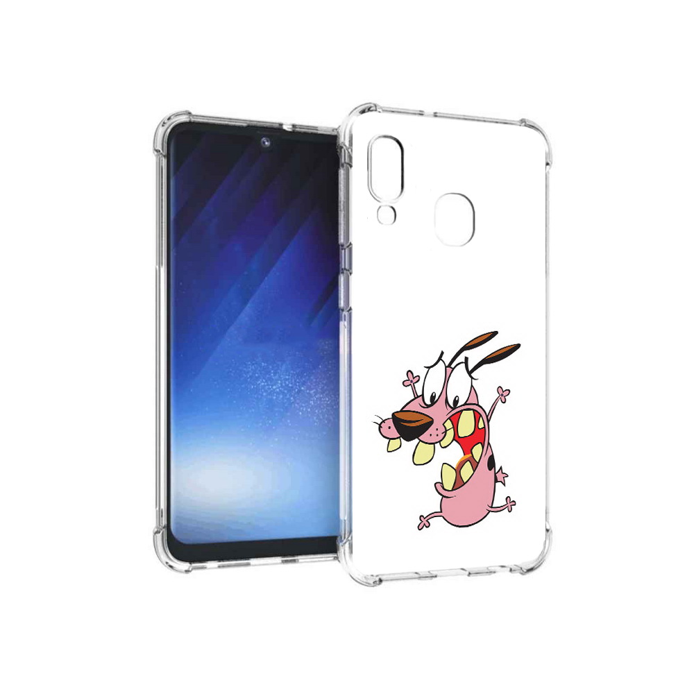 

Чехол MyPads Tocco для Samsung Galaxy A20e зубастый бобик (PT133424.505.371), Прозрачный, Tocco