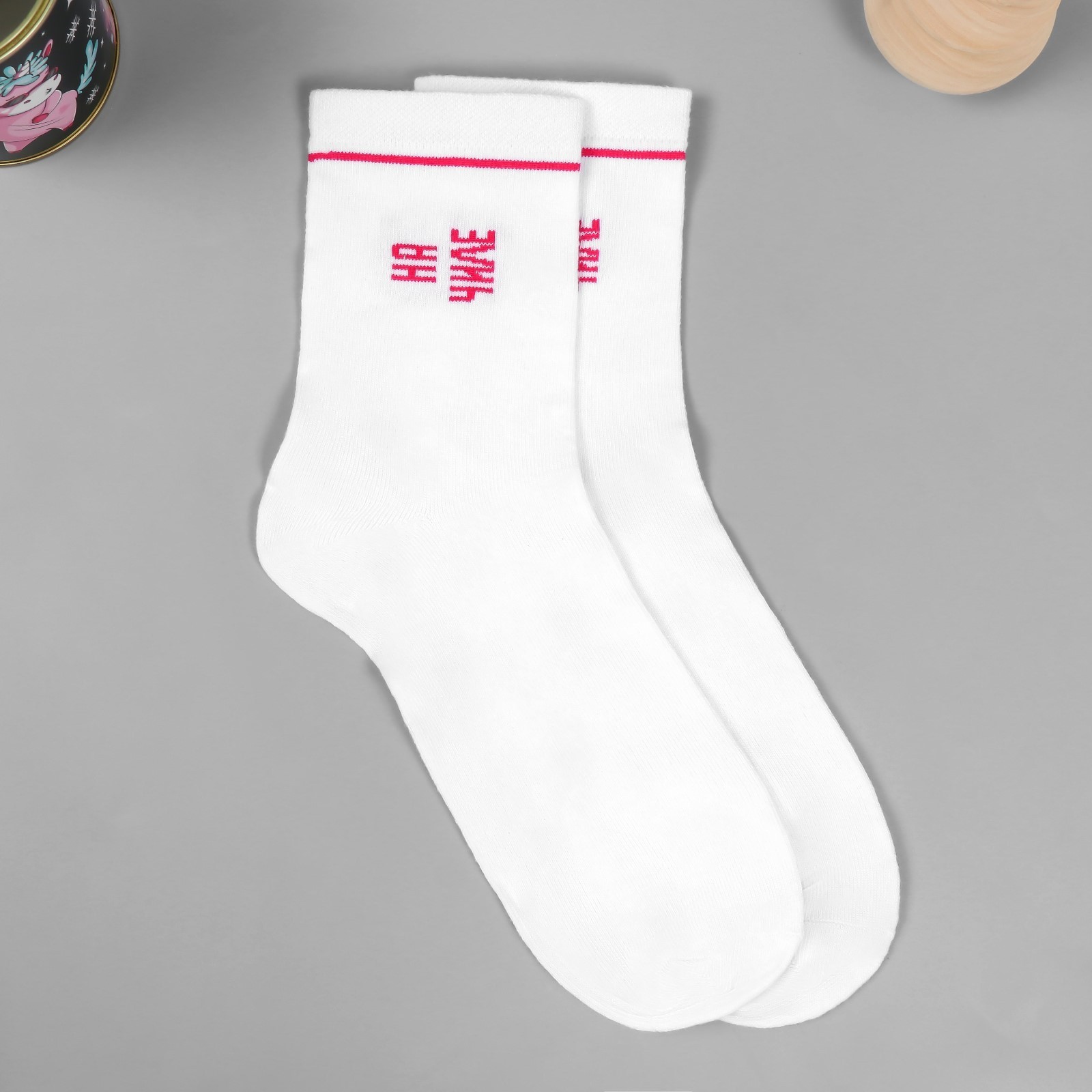 

Носки женские NoBrand 1026-на чиле белые, Белый, 1026-на чиле
