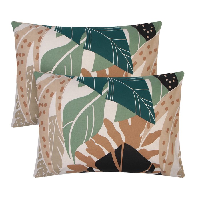 

Этель Комплект наволочек "Этель" Colored tropics (вид 2) 50x70 см - 2шт, 100% хлопок, попл, Розовый, Горные вершин