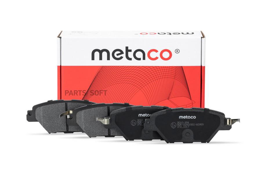 

Тормозные колодки METACO задние дисковые 3010304, 3010304