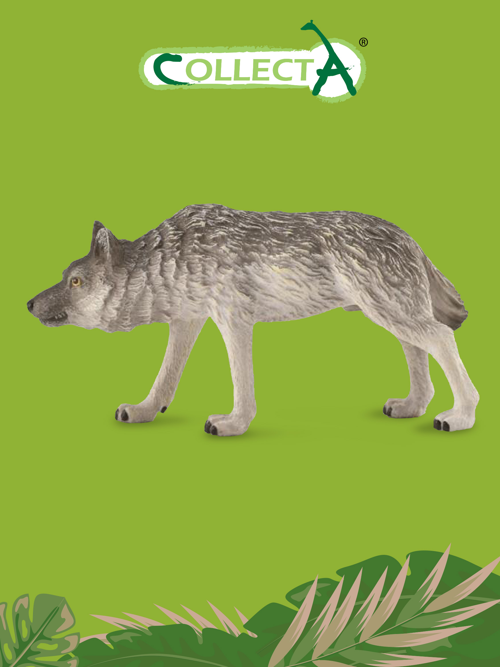 Фигурка Collecta животного Волк охотящийся