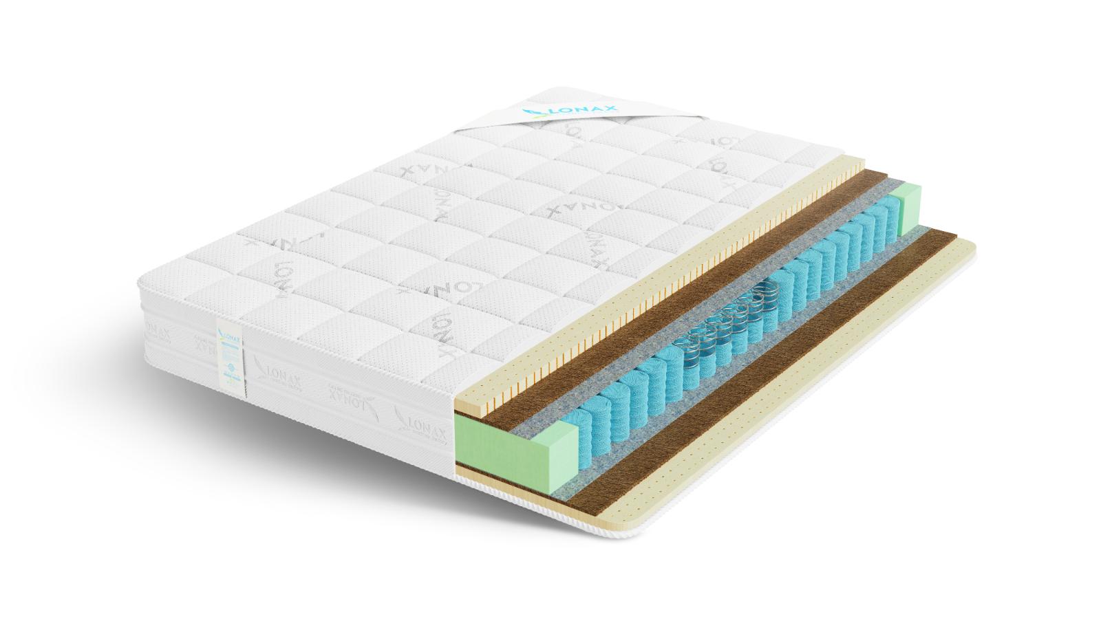 

Матрас Lonax Medium TFK 140х190, Белый, Medium TFK
