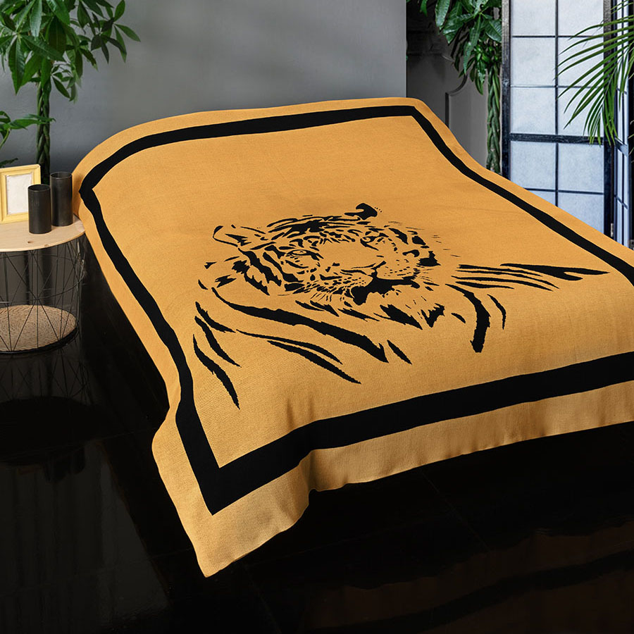 

Karna 3741 Плед KARNA вязаный "TIGER" 150x200 см