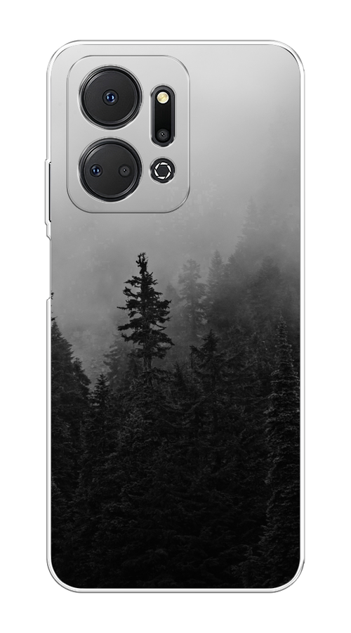 

Чехол на Honor X7A "Туманный лес", Серый;черный, 6120650-2