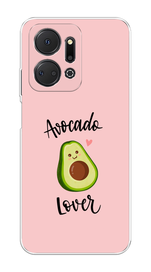 

Чехол на Honor X7A "Avocado lover", Розовый;зеленый, 6120650-6