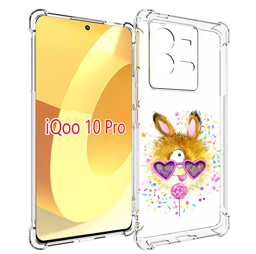 

Чехол MyPads Чупя для Vivo iQOO 10 Pro, Прозрачный, Tocco