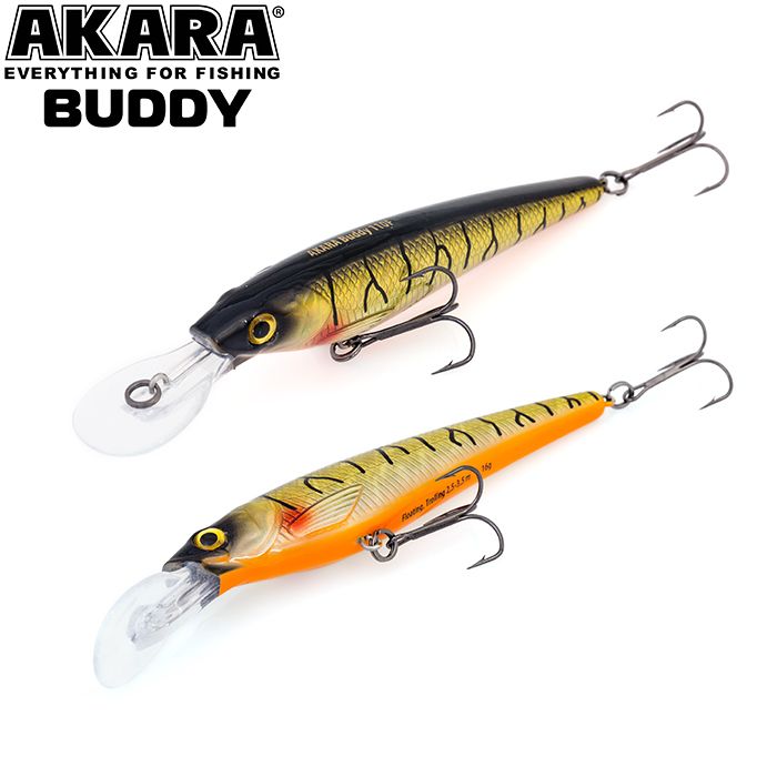 

Воблер Akara Buddy 110F 16 гр 4/7 oz 4,3 in A129, Разноцветный, Buddy