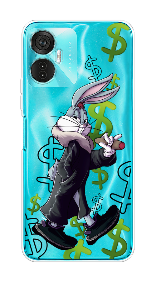 

Чехол на Itel Vision 5 Plus "Rich Bugs Bunny", Зеленый;черный;голубой, 3201150-6