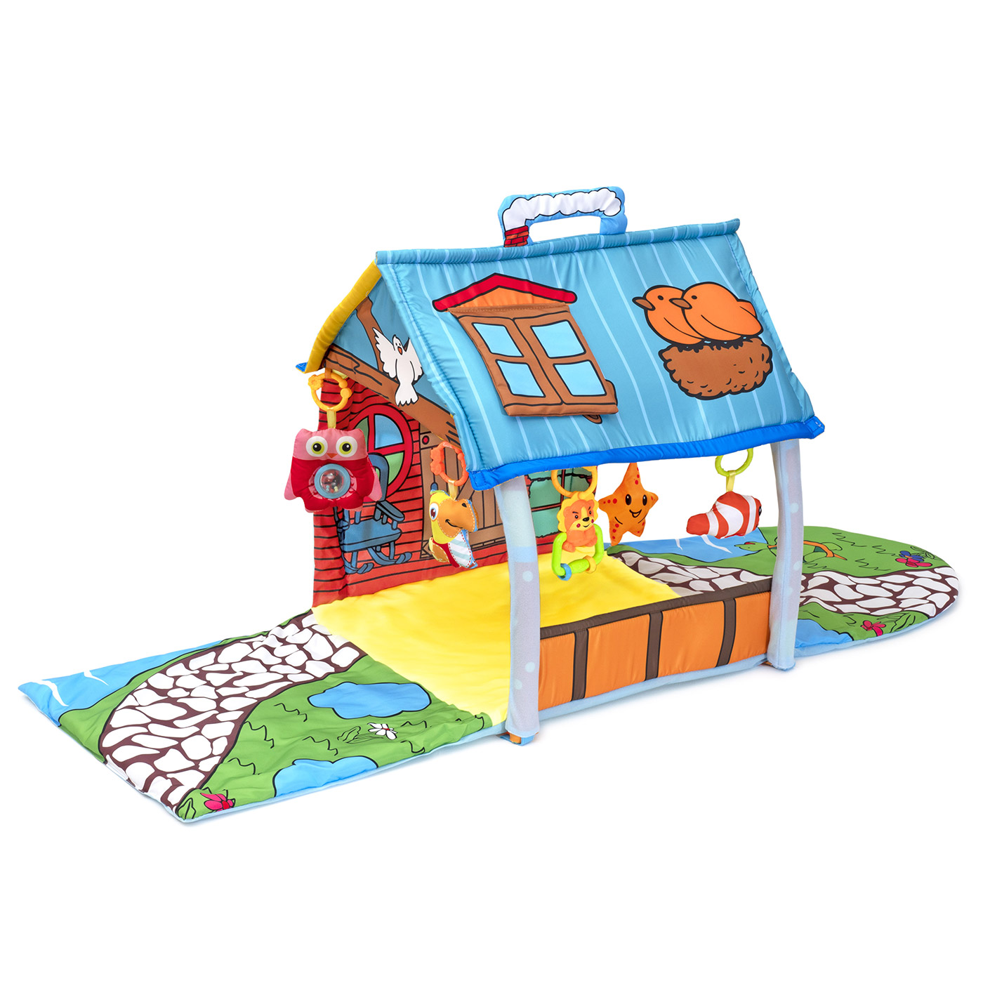 Коврик с игрушками Funkids Home Sweet Home, 518A-14 коврик maclay с креплением резинка с фольгой 40х27х1 5 см