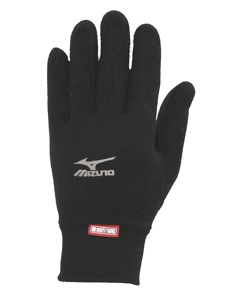 фото Перчатки мужские mizuno bt mid weight fleece glove черные s