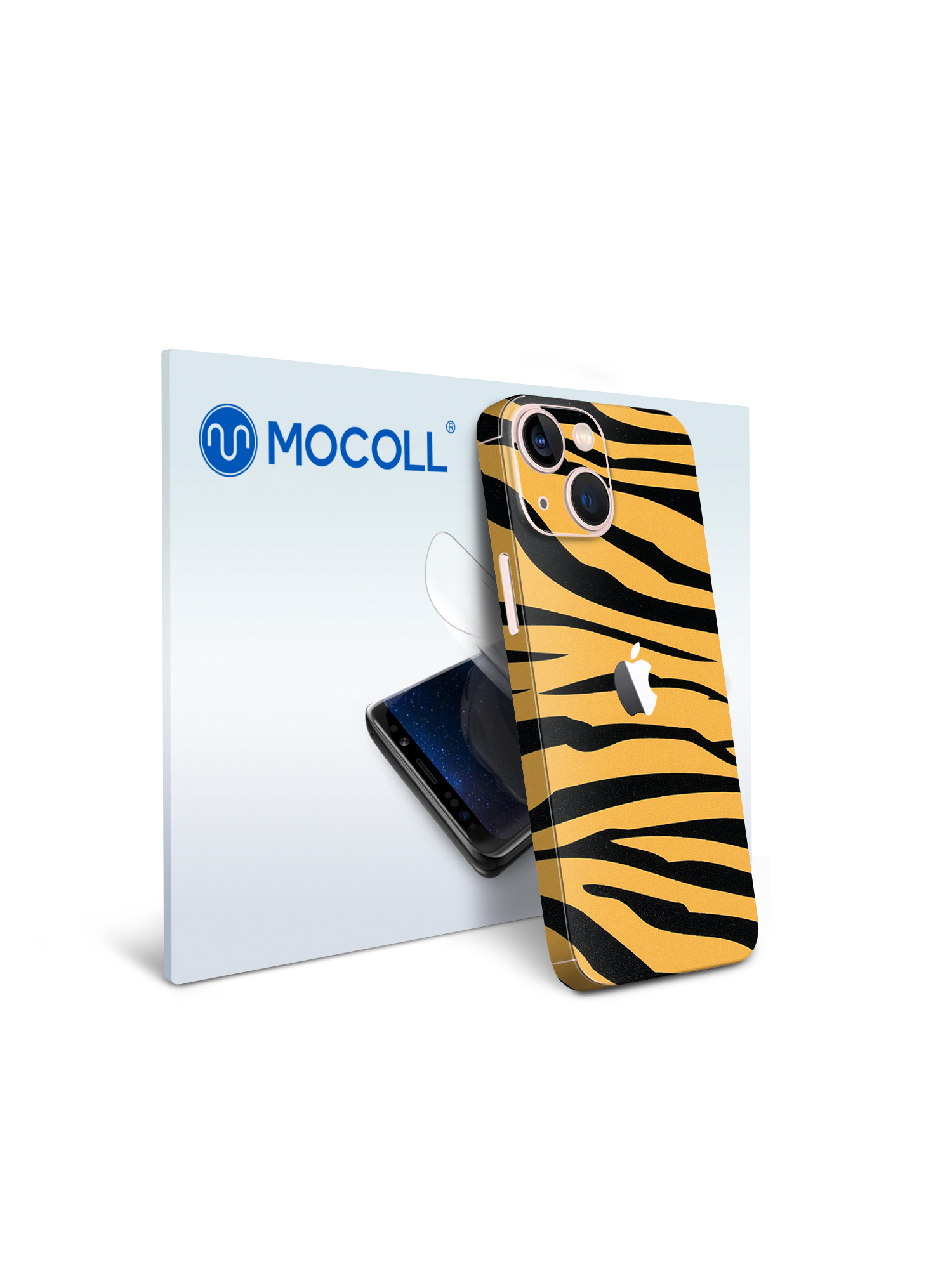 

Гидрогелевая защитная пленка MOCOLL для задней панели Apple iPhone 13 Бенгальский тигр