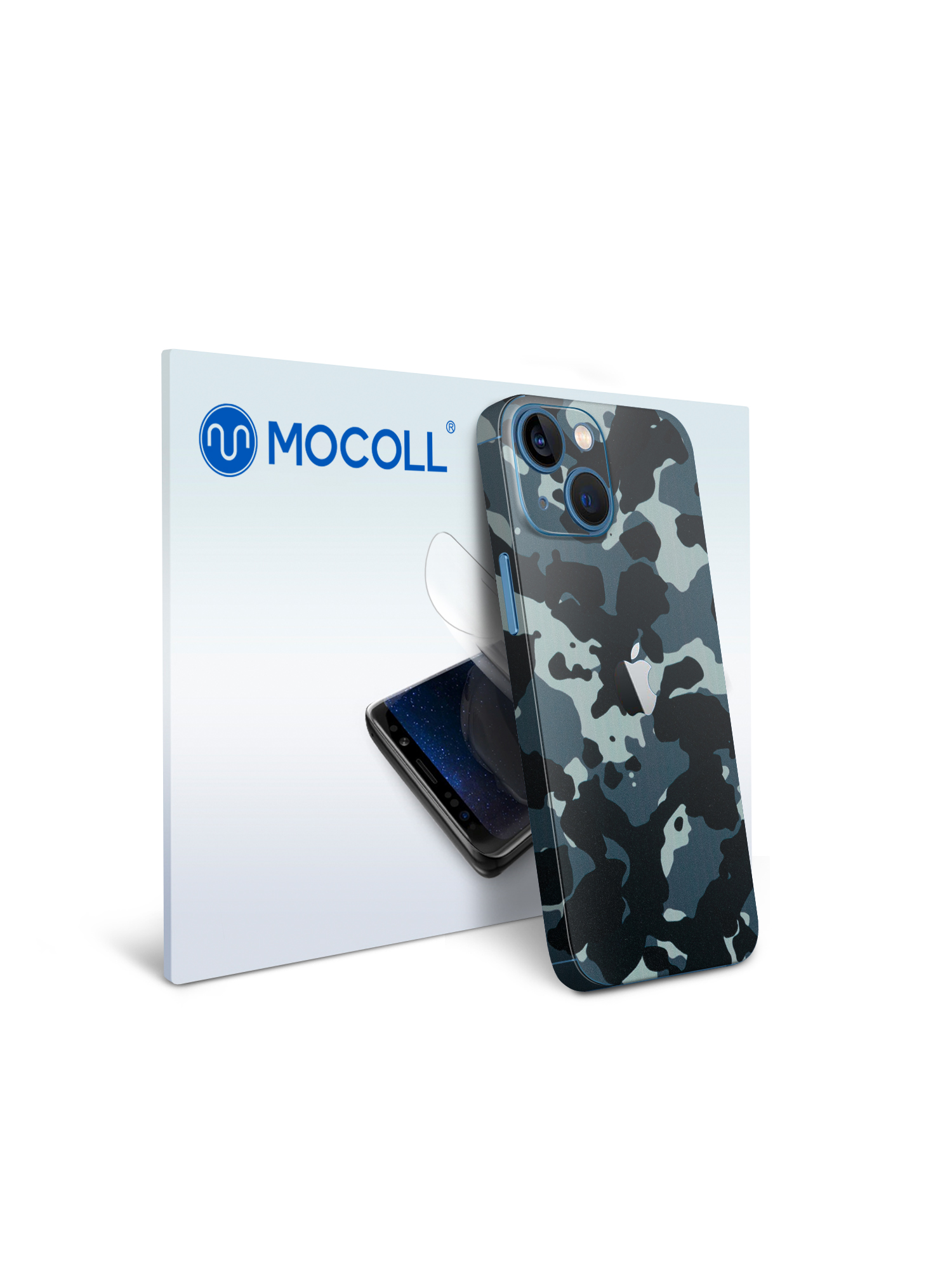 

Гидрогелевая защитная пленка MOCOLL для задней панели Apple iPhone 13 Хаки Черный