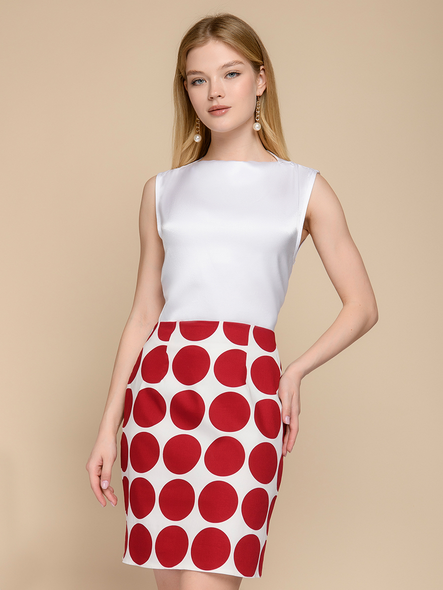 

Юбка женская 1001dress 102767 белая 46 RU, Белый, 102767