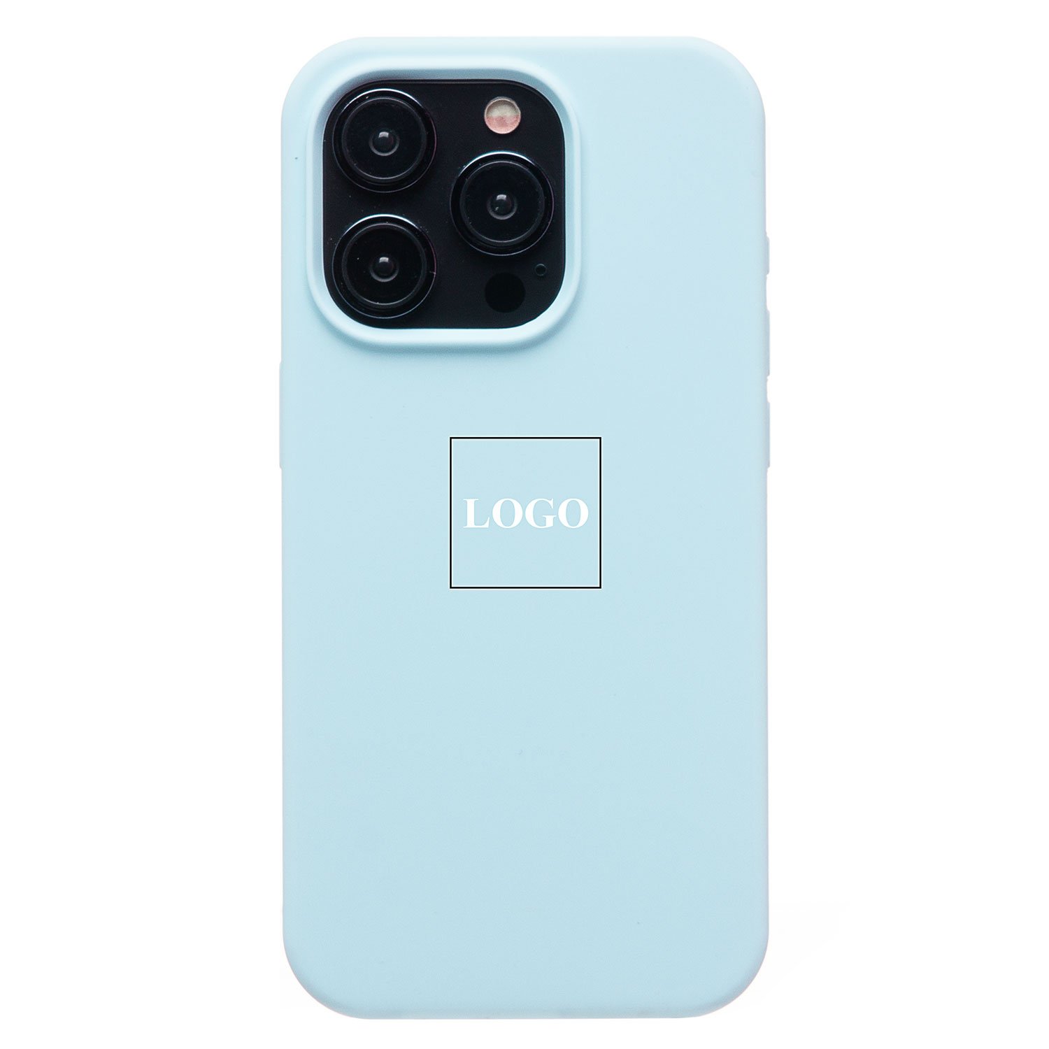 

Чехол для iPhone 15 Pro силиконовый Soft Touch <голубой> (премиум)