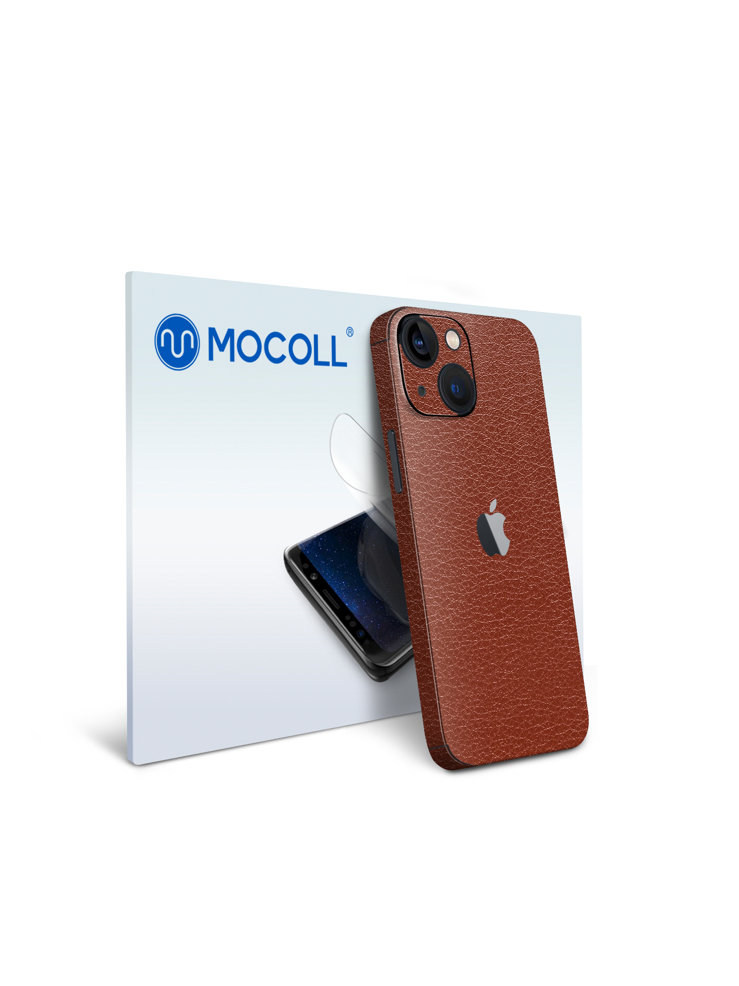 

Гидрогелевая защитная пленка MOCOLL для задней панели Apple iPhone 13 Кожа Коричневая