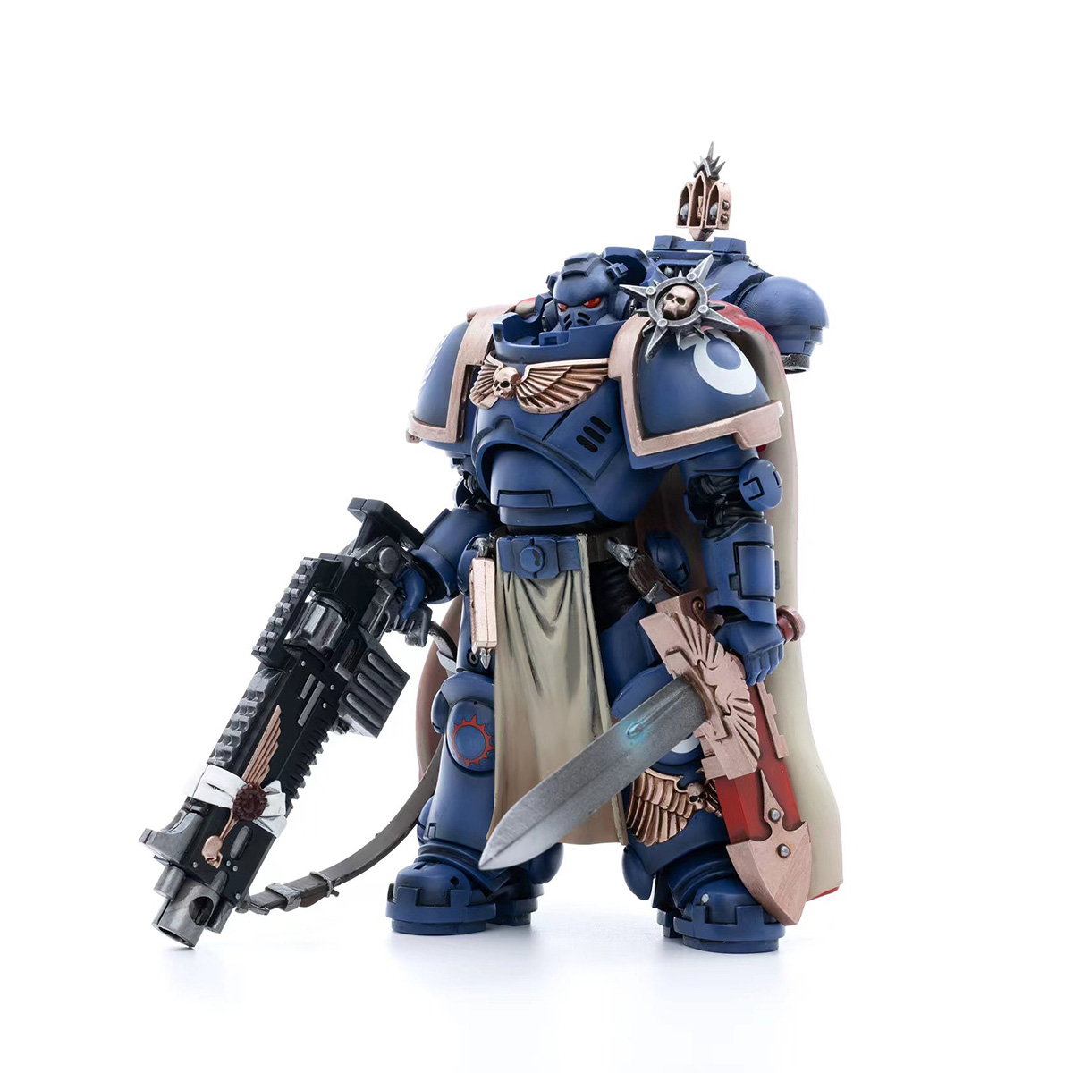 фото Фигурка joytoy warhammer 40000 ультраммарины капитан примарис птолиас корвор