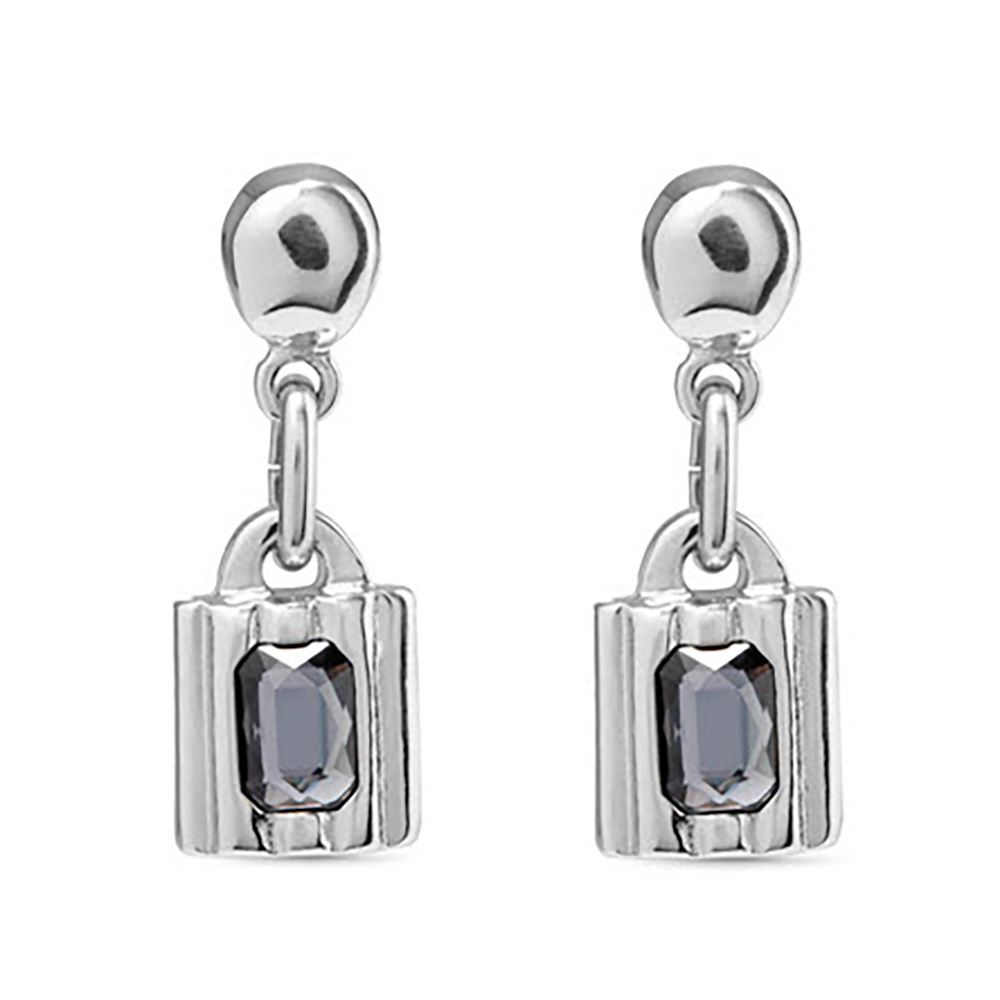 

Серьги из бижутерного сплава UNOde50 PEN0882GRSMTL0U, кристалл, PEN0882GRSMTL0U