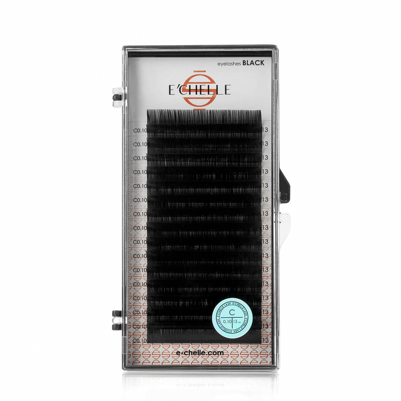 Ресницы E'chelle Black 16 линий M 0,07 6-13 мм