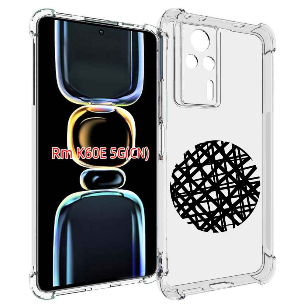 

Чехол MyPads круглая-абстракция для Xiaomi Redmi K60E, Tocco