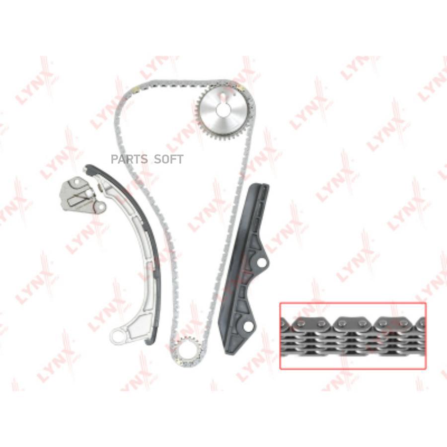 

LYNXAUTO TK-0028 К-кт цепи ГРМ NISSAN MicraK12 1.0-1.4 03-10 /NoteE11 1.4 06-12 1шт