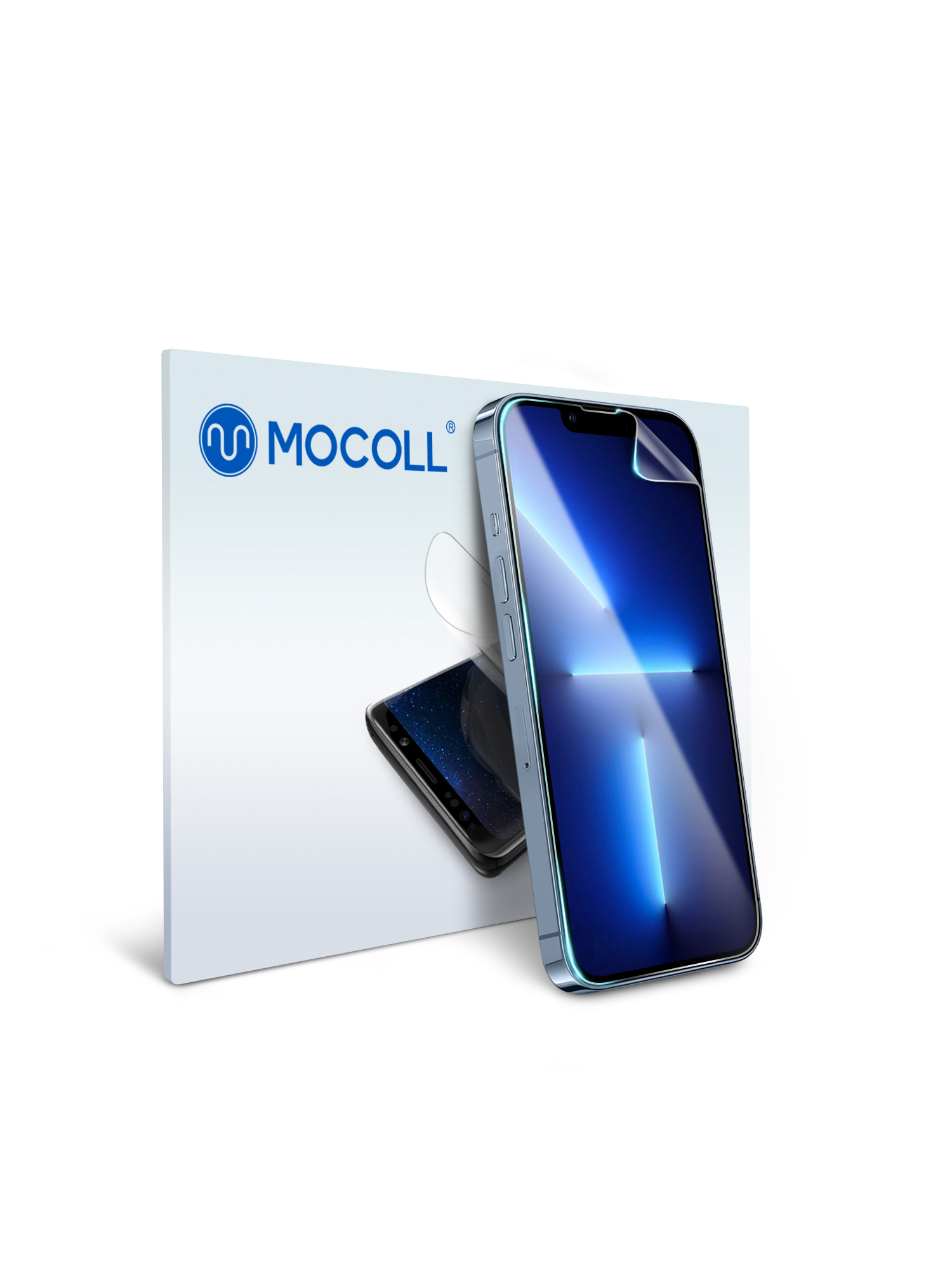 

Гидрогелевая защитная пленка MOCOLL для дисплея Apple iPhone 13 Pro Max глянцевая