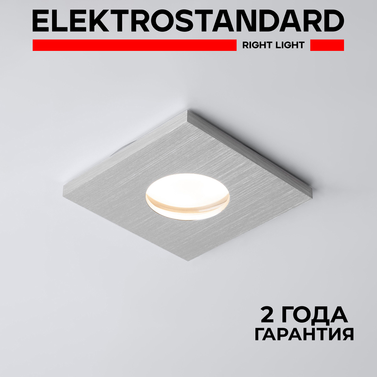 

Встраиваемый точечный потолочный светильник Elektrostandard Flicks 126 MR16 GU10 серебро