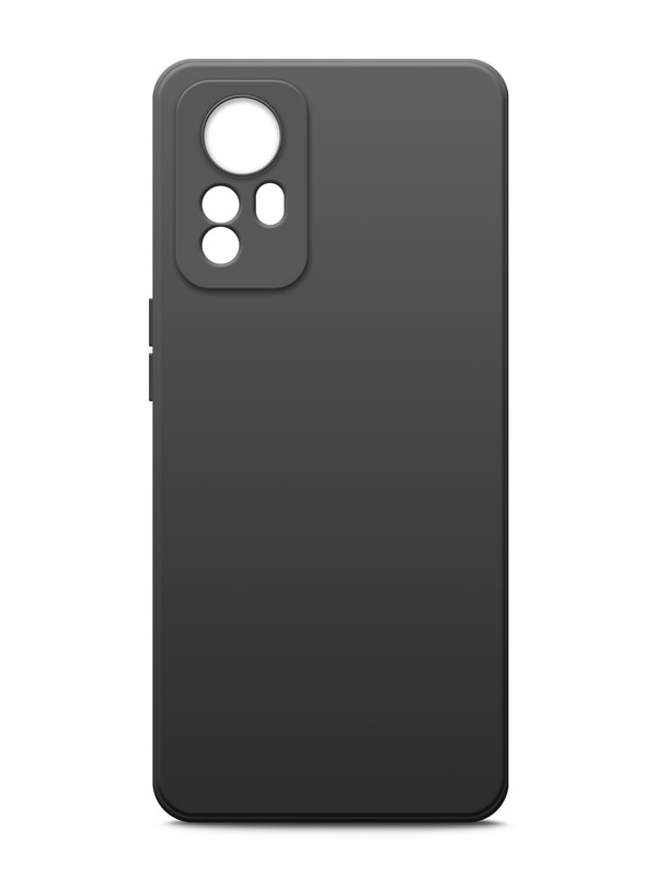 

Чехол для Xiaomi Redmi Note 12S Soft touch с подкладкой из микрофибры черный, Xiaomi Redmi Note 12S