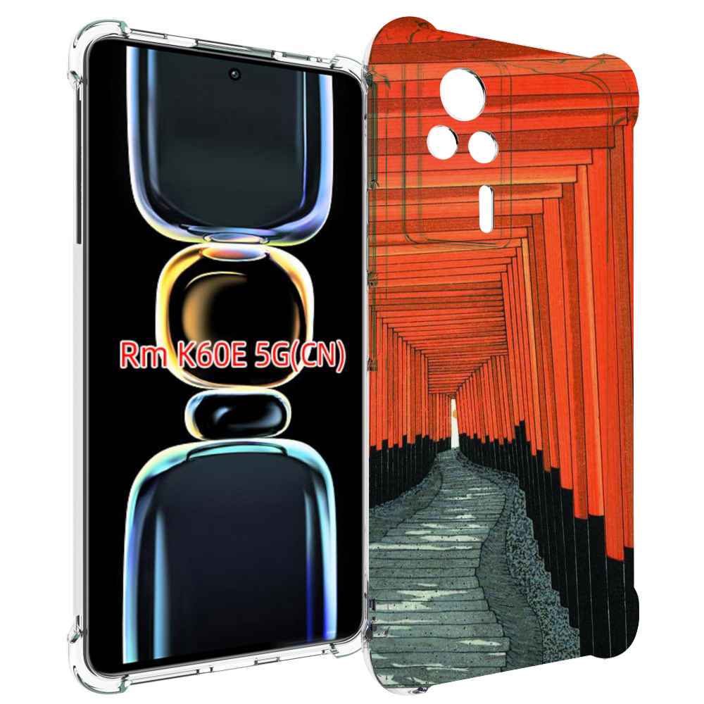 

Чехол MyPads красный коридор для Xiaomi Redmi K60E, Tocco