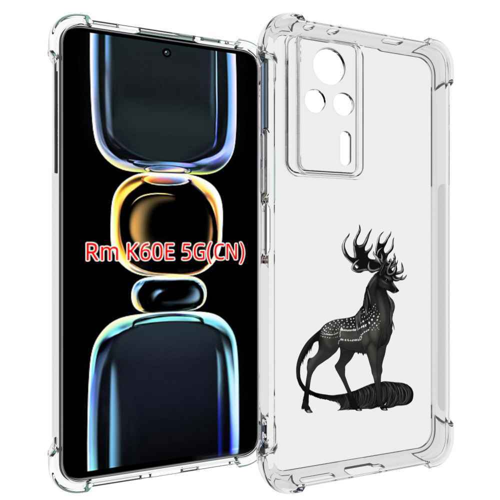 

Чехол MyPads красивый-черный-олень для Xiaomi Redmi K60E, Tocco
